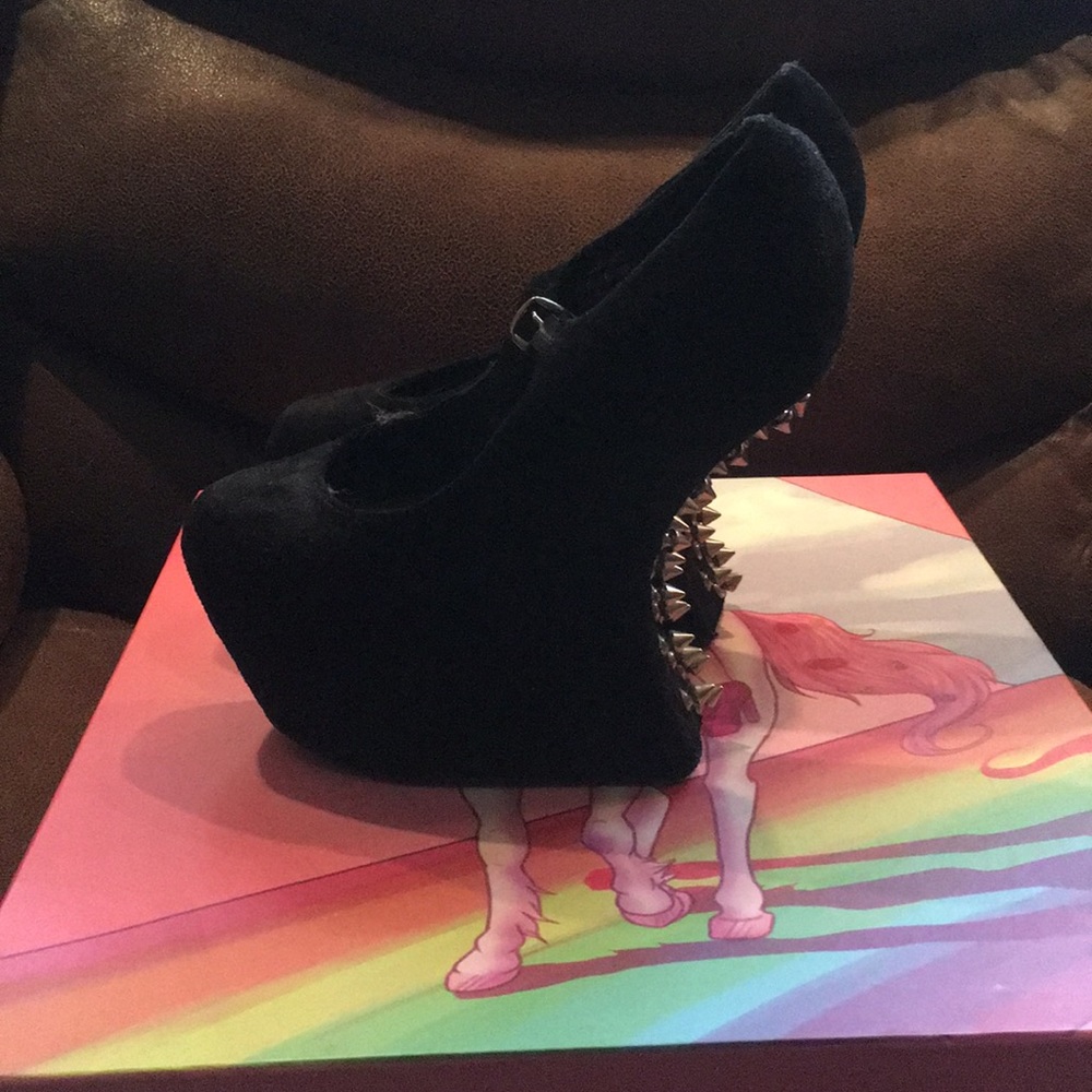 Jeffrey Campbell spiked boots